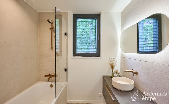 Comfortable holiday home for 4 people in Durbuy with 2 bedrooms, 2 bathrooms, sauna and private garden