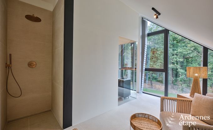 Comfortable holiday home for 4 people in Durbuy with 2 bedrooms, 2 bathrooms, sauna and private garden