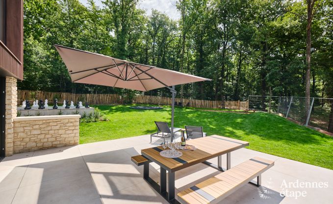 Comfortable holiday home for 4 people in Durbuy with 2 bedrooms, 2 bathrooms, sauna and private garden