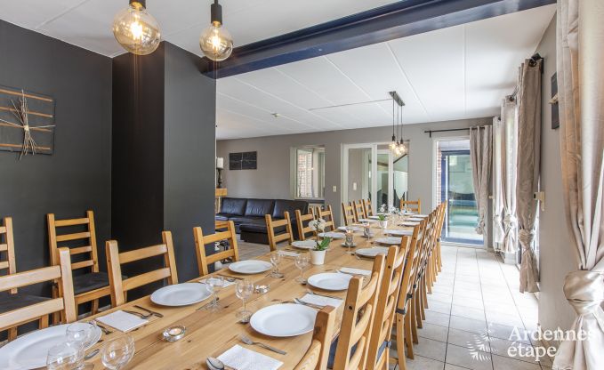 Holiday cottage in Durbuy for 22 persons in the Ardennes