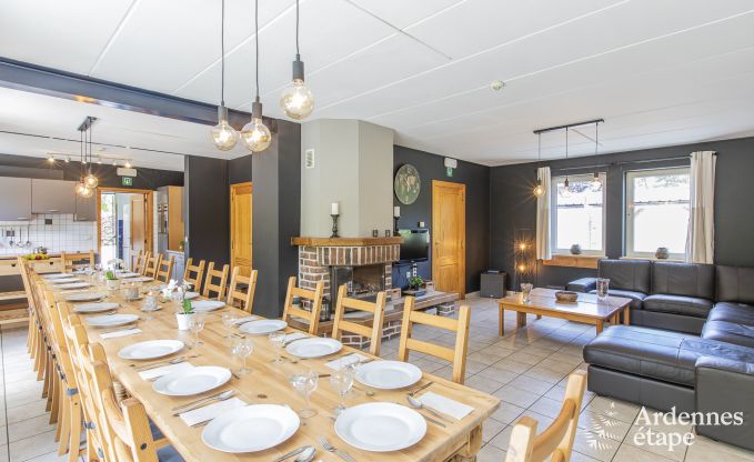 Holiday cottage in Durbuy for 22 persons in the Ardennes