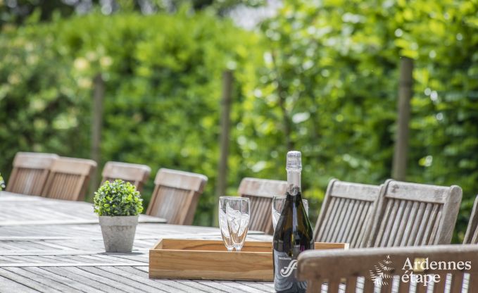 Holiday cottage in Durbuy for 22 persons in the Ardennes