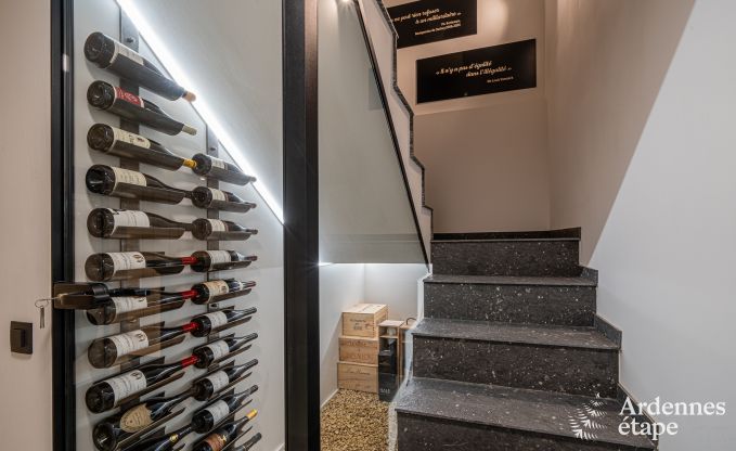 Luxury villa in Durbuy: enjoy wellness, art and nature for 8 people