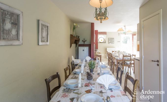 Holiday cottage in Ereze for 15 persons in the Ardennes