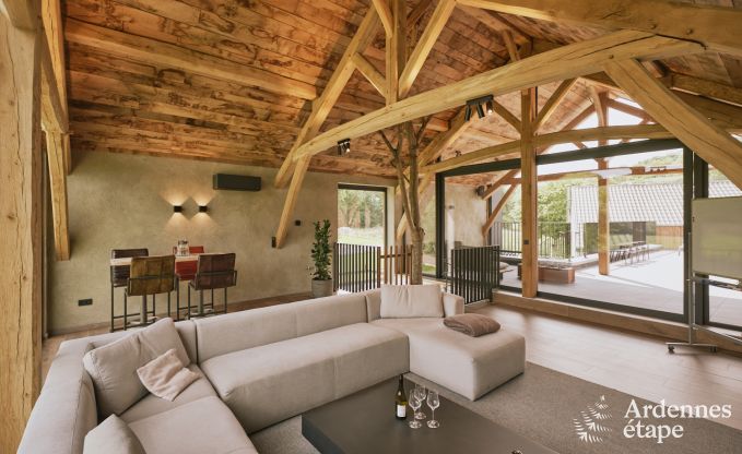 Luxurious villa in Erez�e with 9 bedrooms, 9 bathrooms, indoor pool, sauna and large garden for 24 people