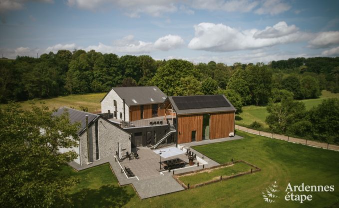 Luxurious villa in Erez�e with 9 bedrooms, 9 bathrooms, indoor pool, sauna and large garden for 24 people