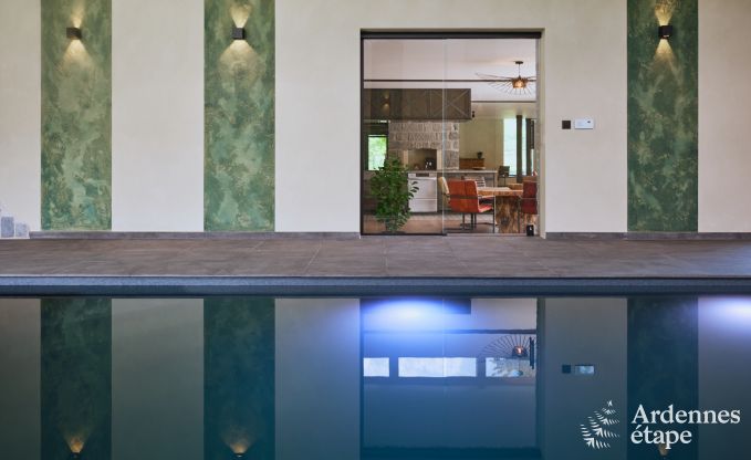 Luxurious villa in Erez�e with 9 bedrooms, 9 bathrooms, indoor pool, sauna and large garden for 24 people