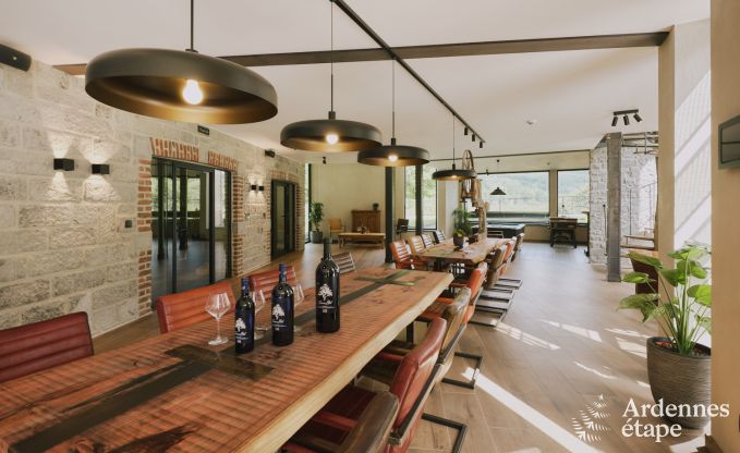 Luxurious villa in Erez�e with 9 bedrooms, 9 bathrooms, indoor pool, sauna and large garden for 24 people