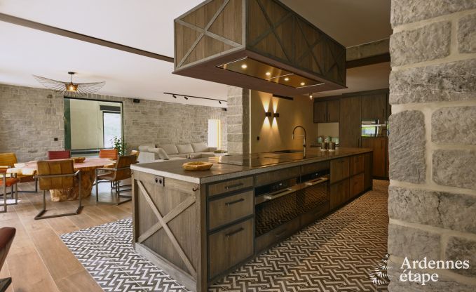 Luxurious villa in Erez�e with 9 bedrooms, 9 bathrooms, indoor pool, sauna and large garden for 24 people