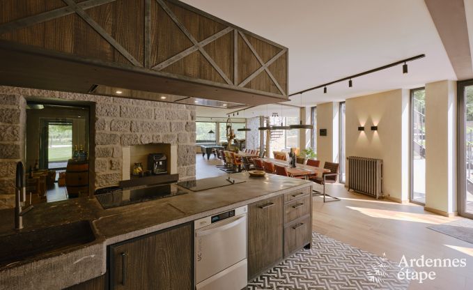 Luxurious villa in Erez�e with 9 bedrooms, 9 bathrooms, indoor pool, sauna and large garden for 24 people