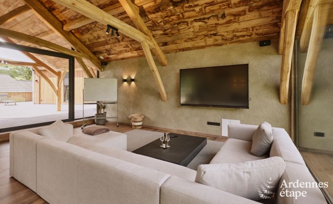 Luxurious villa in Erez�e with 9 bedrooms, 9 bathrooms, indoor pool, sauna and large garden for 24 people