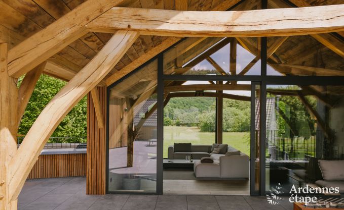 Luxurious villa in Erez�e with 9 bedrooms, 9 bathrooms, indoor pool, sauna and large garden for 24 people