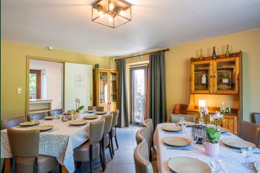 Holiday cottage with covered jacuzzi in Erezée for 16 persons in the Ardennes