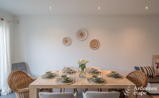 Comfortable house for 7 people in Eupen with 4 bedrooms, modern kitchen, private terrace and garden