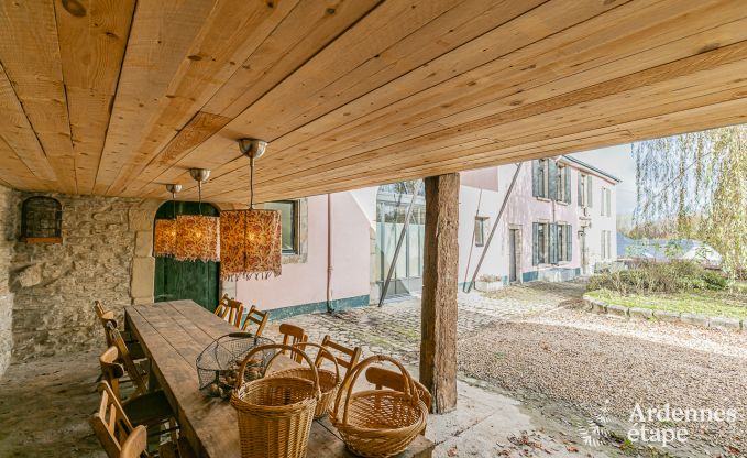 Cosy cottage for 8 guests for rent in the Ardennes (Florenville)