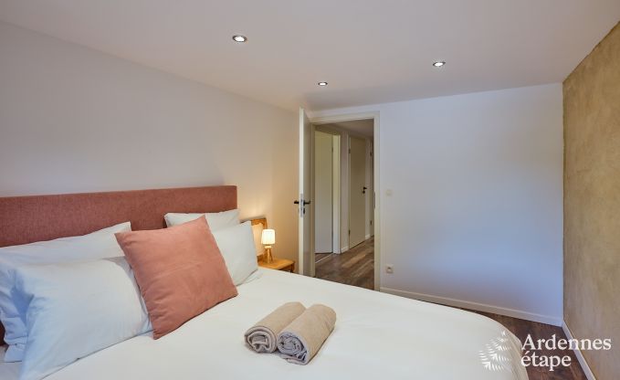 Charming holiday home for 8 people in Florenville with 4 bedrooms, wellness and play tower on the Semois