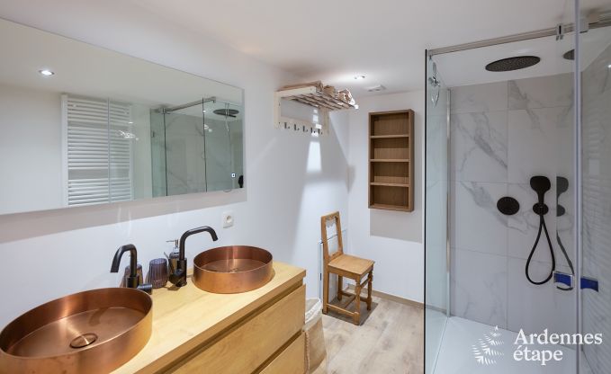 Charming holiday home for 8 people in Florenville with 4 bedrooms, wellness and play tower on the Semois