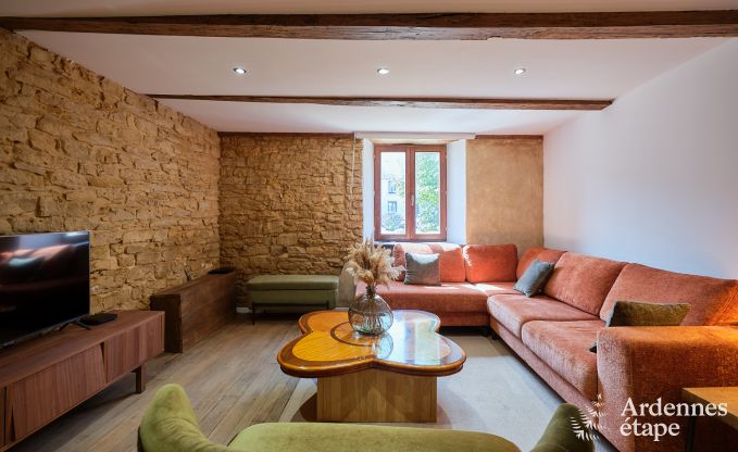 Charming holiday home for 8 people in Florenville with 4 bedrooms, wellness and play tower on the Semois