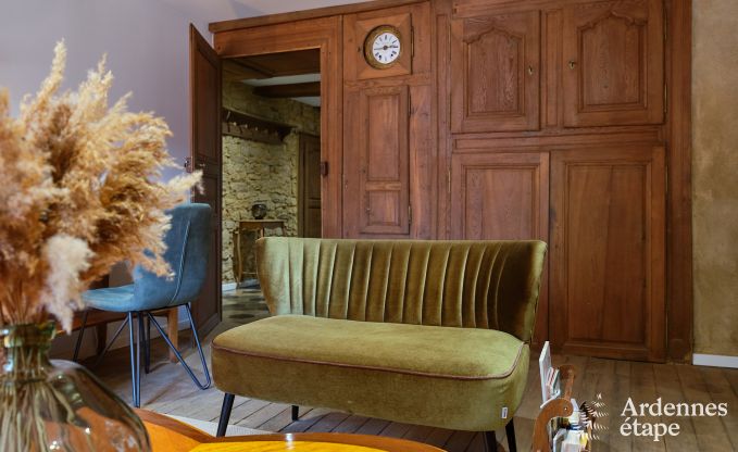 Charming holiday home for 8 people in Florenville with 4 bedrooms, wellness and play tower on the Semois