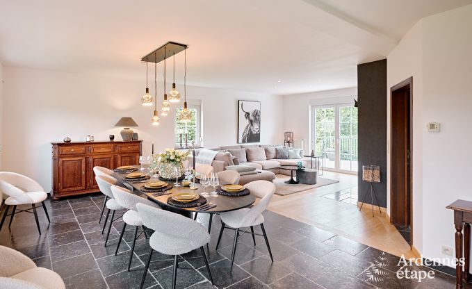 Spacious comfortable holiday home for 10 people in Voeren with private pool, jacuzzi and garden