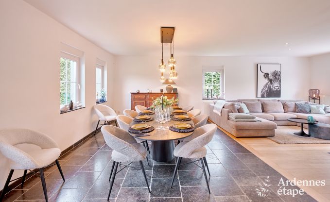 Spacious comfortable holiday home for 10 people in Voeren with private pool, jacuzzi and garden