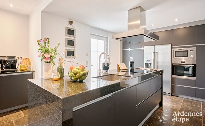 Spacious comfortable holiday home for 10 people in Voeren with private pool, jacuzzi and garden