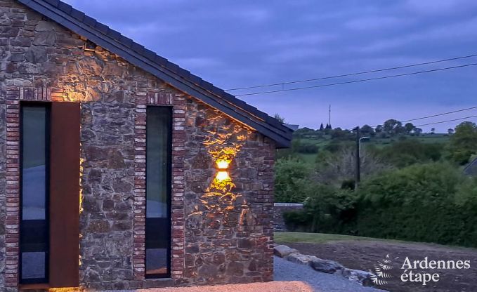 Cosy holiday home in Francorchamps for 4 people with private terrace and wood pellet stove