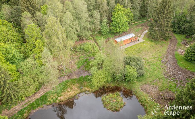 Romantic getaway in the Ardennes: Unusual house in Francorchamps for 2 people, guaranteed nature immersion