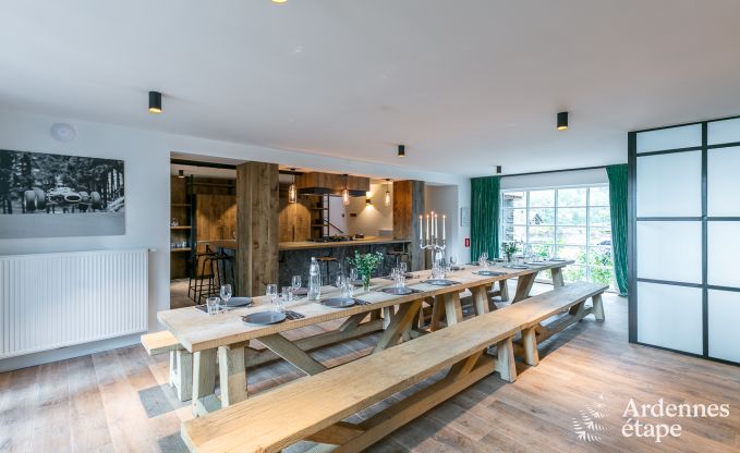 Holiday cottage in Francorchamps for 16 persons in the Ardennes