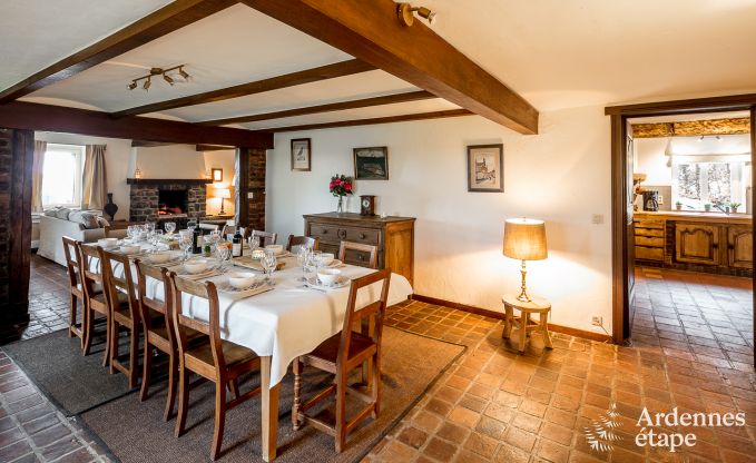 Holiday cottage in Francorchamps for 15 persons in the Ardennes