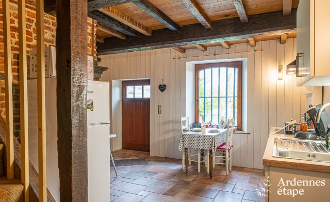 Charming farmhouse in Froidchapelle with 2 bedrooms and private garden