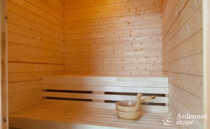 Holiday villa with an outdoor sauna for 6 guests in Froidchapelle