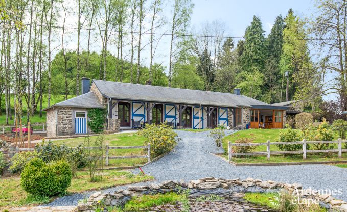 Mill renovated into holiday cottage to rent in the woods of Gedinne