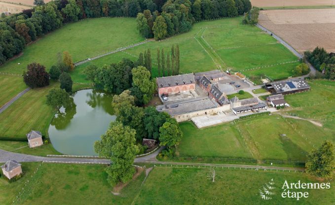 3-star château domain for 5 persons to rent near Gembloux