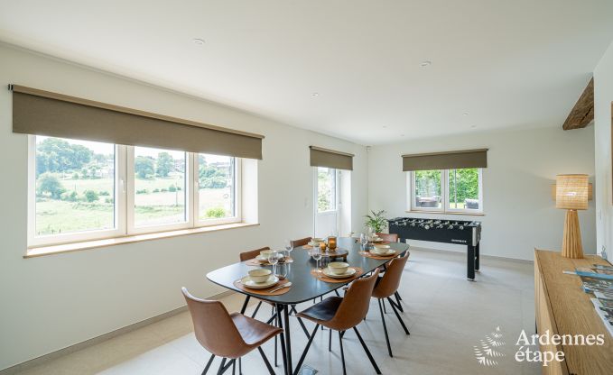 Holiday home Gesves for 6 people with 3 bedrooms and 3 bathrooms, hot tub, petanque 