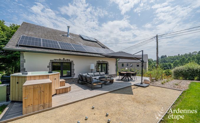 Holiday home Gesves for 6 people with 3 bedrooms and 3 bathrooms, hot tub, petanque 