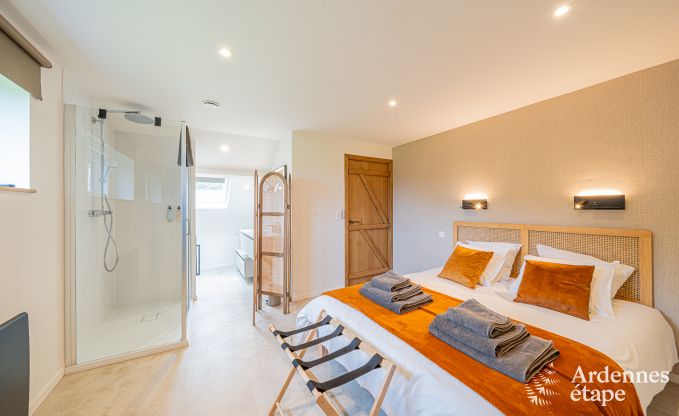 Holiday home Gesves for 6 people with 3 bedrooms and 3 bathrooms, hot tub, petanque 