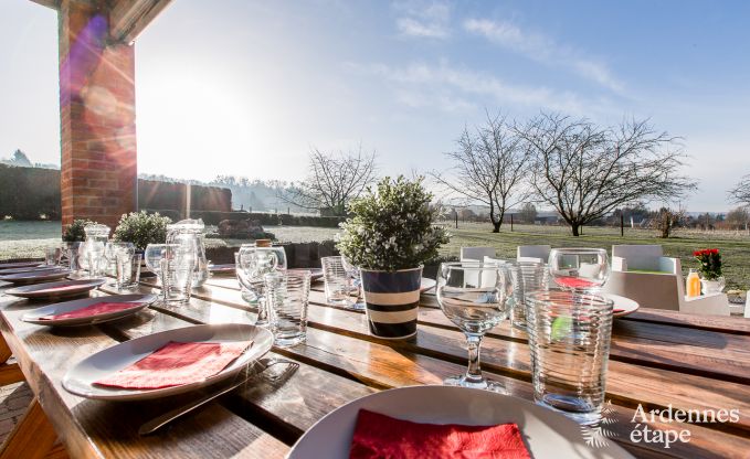 Holiday cottage in Gesves for 15 persons in the Ardennes
