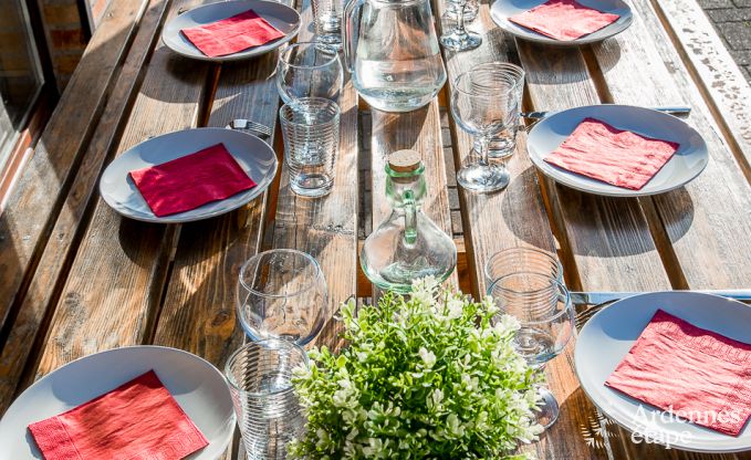 Holiday cottage in Gesves for 15 persons in the Ardennes