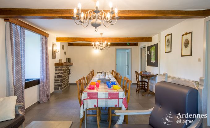 Holiday cottage in Gouvy for 17 persons in the Ardennes