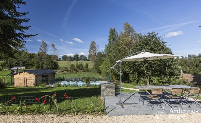 Holiday house with pool for a family holiday in Gouvy