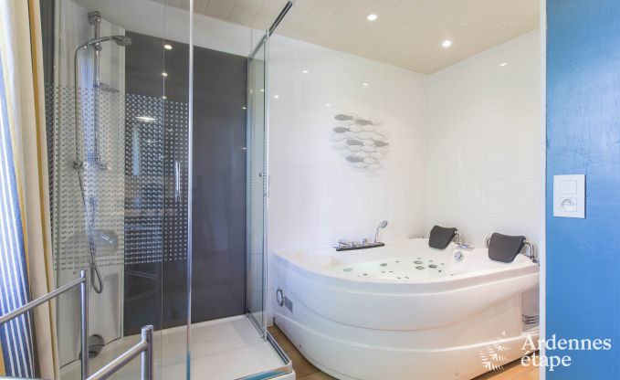 Luxury holiday home with wellness and swimming pool for 8 people between Gouvy and Houffalize