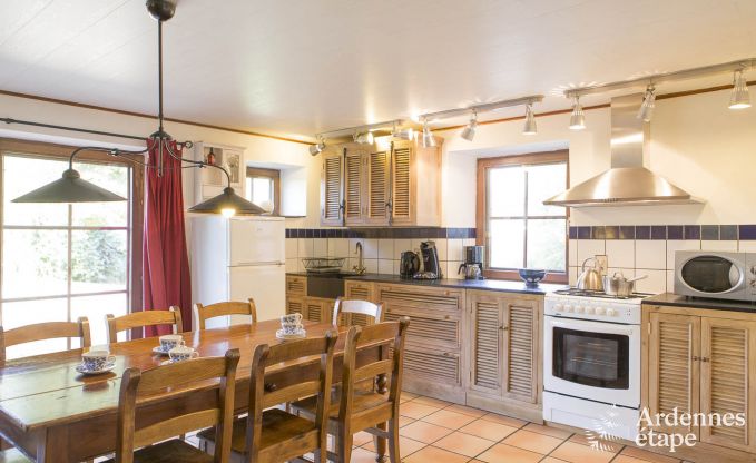 Luxury holiday home with wellness and swimming pool for 8 people between Gouvy and Houffalize