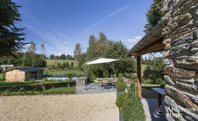Luxury holiday home with wellness and swimming pool for 8 people between Gouvy and Houffalize