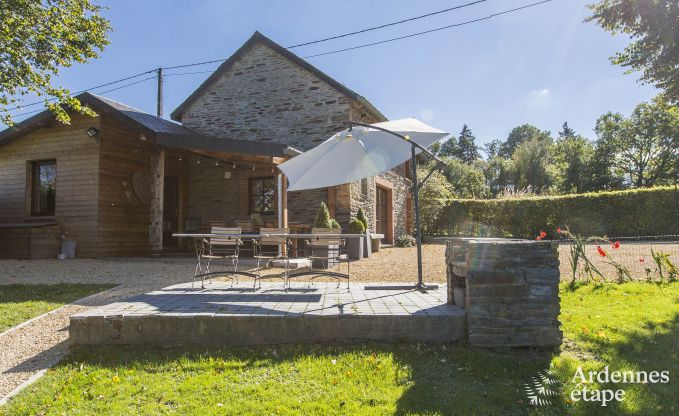 Luxury holiday home with wellness and swimming pool for 8 people between Gouvy and Houffalize