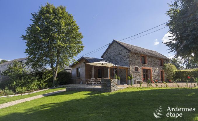 Luxury holiday home with wellness and swimming pool for 8 people between Gouvy and Houffalize