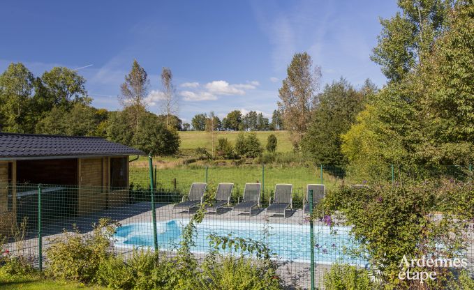 Luxury holiday home with wellness and swimming pool for 8 people between Gouvy and Houffalize
