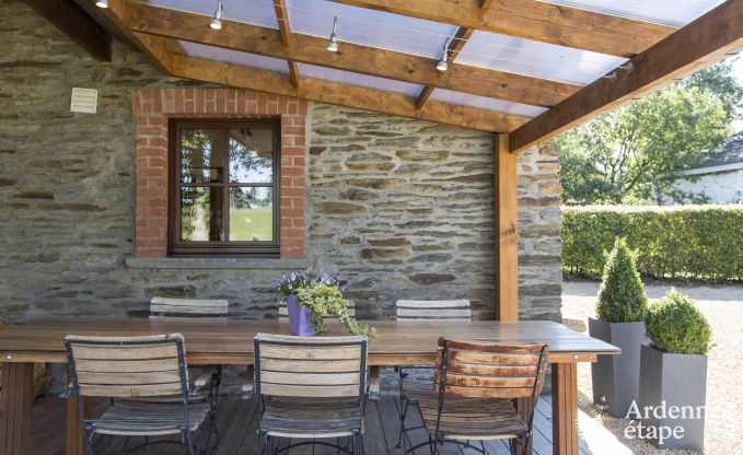 Luxury holiday home with wellness and swimming pool for 8 people between Gouvy and Houffalize