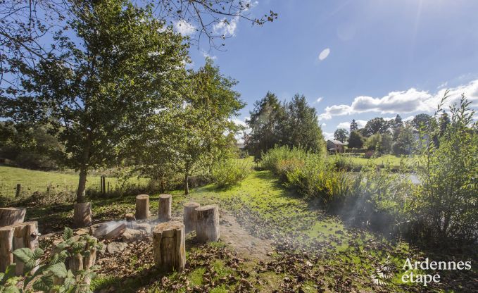 Luxury holiday home with wellness and swimming pool for 8 people between Gouvy and Houffalize