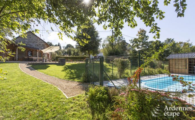 Luxury holiday home with wellness and swimming pool for 8 people between Gouvy and Houffalize